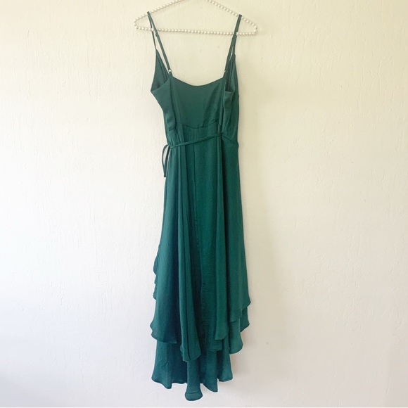 Showpo. Between Fantasy Midi High Low Wrap Dress - Picture 7 of 15